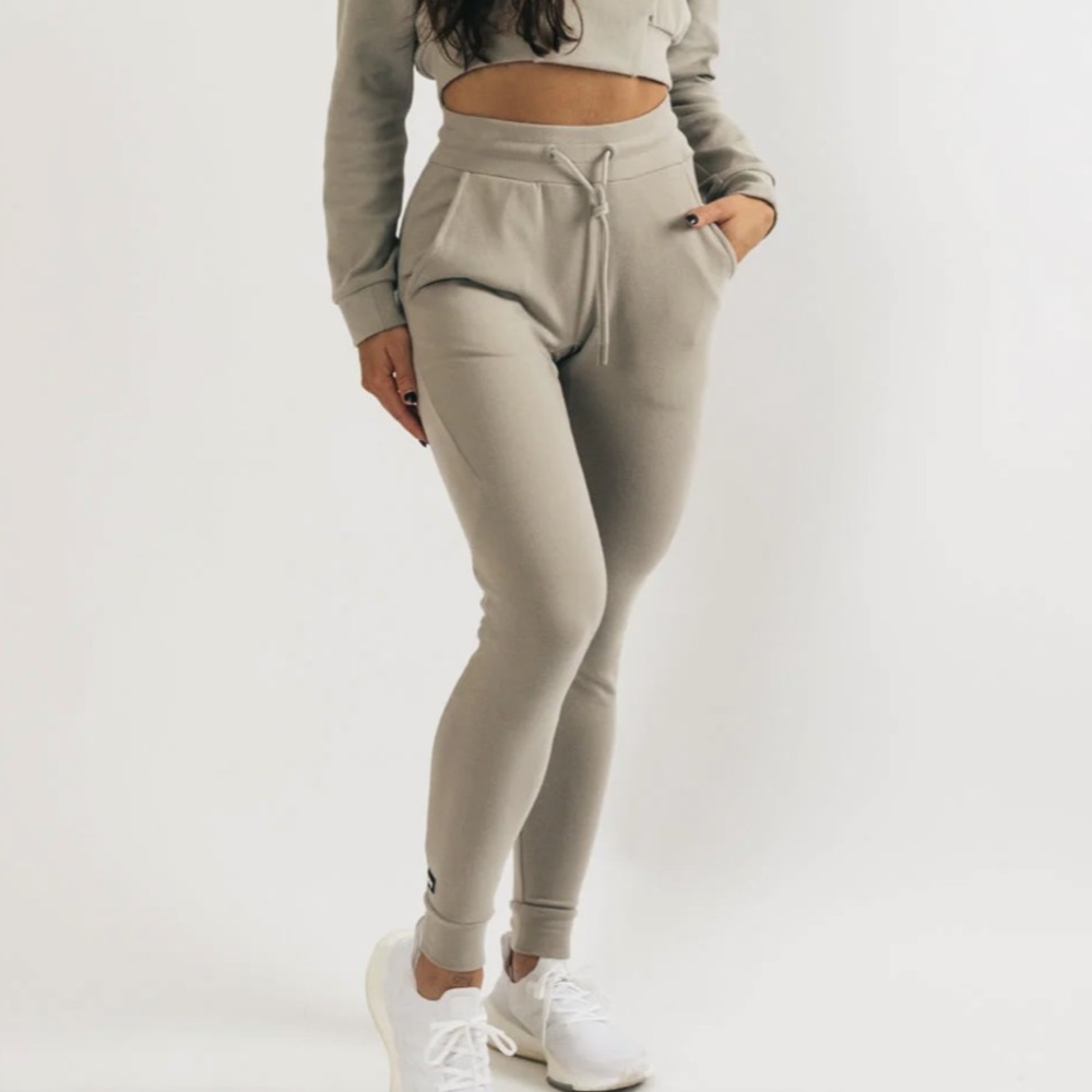 Alphalete Tan Track Pants